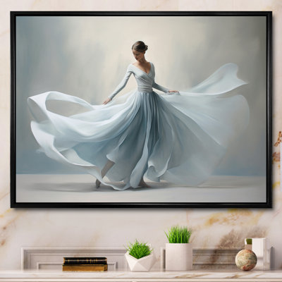 Danse minimaliste chorégraphie - reproduction sur toile