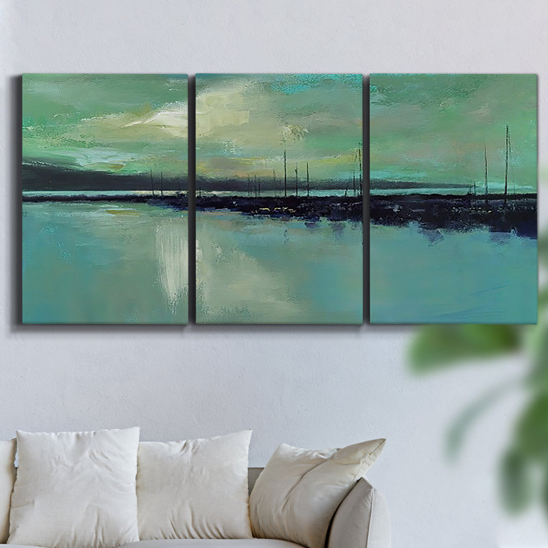 Juan Les Pins par Monet, 3 pièces