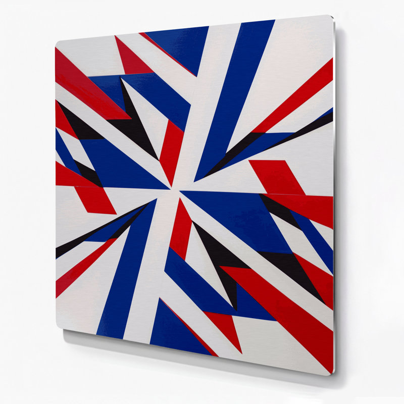 Art mural rigide 71 "Hard Edge", H 12 po x l 12 po