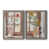 Toile avec cadre gris
