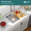 Évier de cuisine encastré en granite 30 po x 19 po x 9,65 po Lofeyo