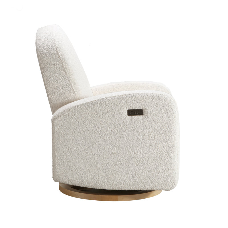 Bea Swivel Glider Recliner in Vanilla, Vanilla