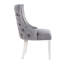 Chaise de salle à manger Denicolais avec revêtement en velours-71197427