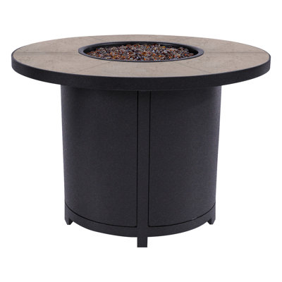 Capri Iron Outdoor Fire Pit Table