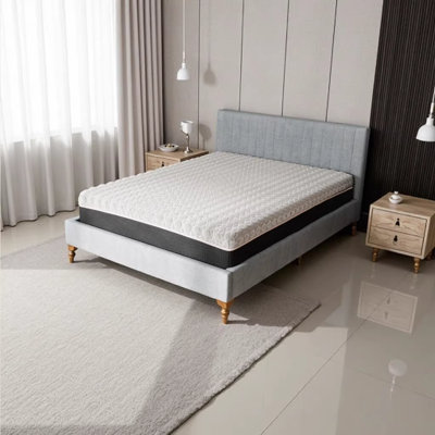 Copper Infused Hybrid 14 Inch Plush Memory Foam Twin XL Mattress - Cooling Comfort & Supportive Sleep Solution