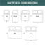 Matelas hybride ferme 10,5 po -1327890888