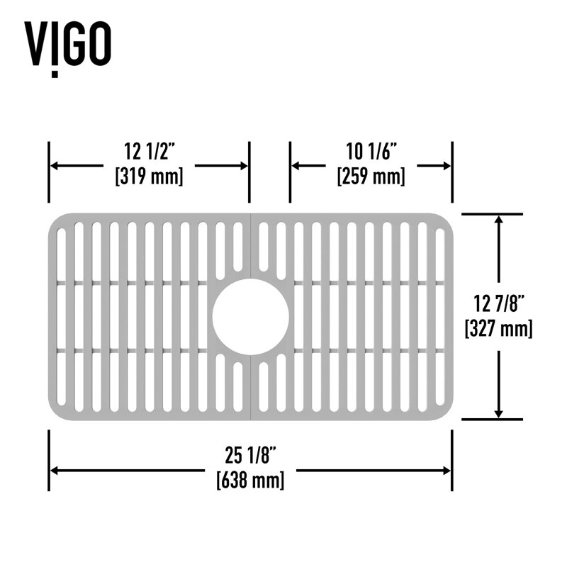 Silicone Grid Sink Grid, Grey