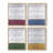 Chroma Tract I Framed Print - Set of 4-1863557958