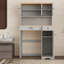 Armoire de rangement pour laveuse et sécheuse l 41,34 po Storage Rangement et rangement pour salle de lavage-432215375-432215362