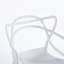 Ensemble de salle à manger 1 + 4,5pièces, table de salle à manger à pieds en métal de style Mid-Century pour 4 à 6 personnes avec plateau en panneau de fibres à densité moyenne, table de salle à manger à piédestal, table basse de loisirs, blanc-123290068-123290074-123290069