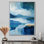 «Nyri Blue Ethereal Coastal Horizon III», art mural paysages