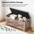 Storage Chest, Wooden Trunk with Safety Hinge and Lift-Top, Farmhouse Storage Bench for Entryway, Bedroom, Living Room, Easy Assembly