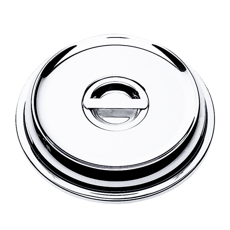 Menu & Banquet Stackable Cover for Round Plate 11.81" - 6 Pieces - Stainless Steel, 11.02"