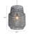 1-Light Lantern Geometric Pendant