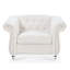 Chaise d'appoint élégante et confortable avec des boucles profondes et des pieds en bouleau durables-987784953