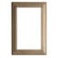 Portland Flat Solid Wood Beveled Wall Mirror-1643670018