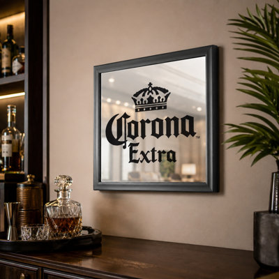 Miroir décoratif à imprimé supplémentaire à l’écran corona