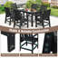 Ensemble de 2 chaises de patio pour terrasse avec accoudoirs larges-1610897301