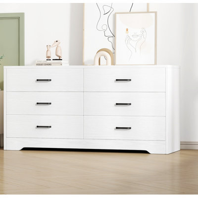 Fetherston 6 - Drawer Dresser, Bedroom Dresser, Entryway Dresser