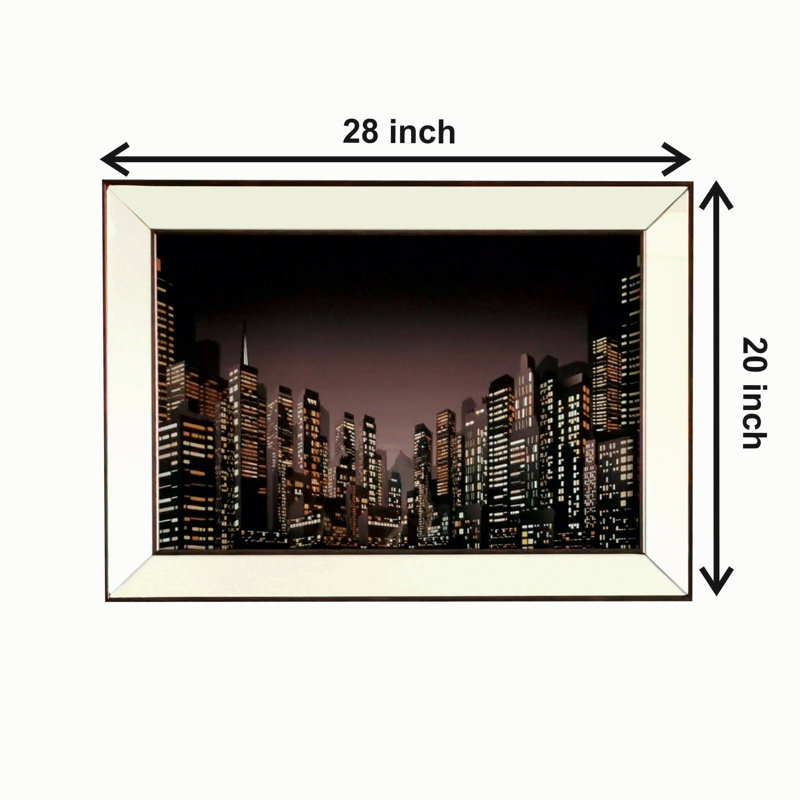Modern Buildings & Architecture Wall Decor on Glass