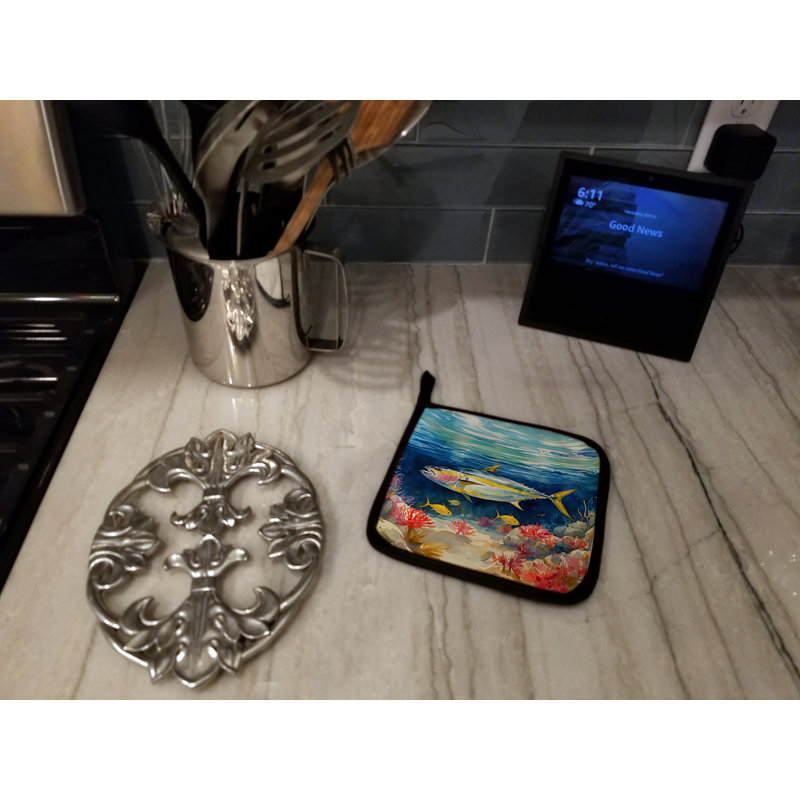 Caroline's Treasures Nautical Collection Polyester Potholder Set
