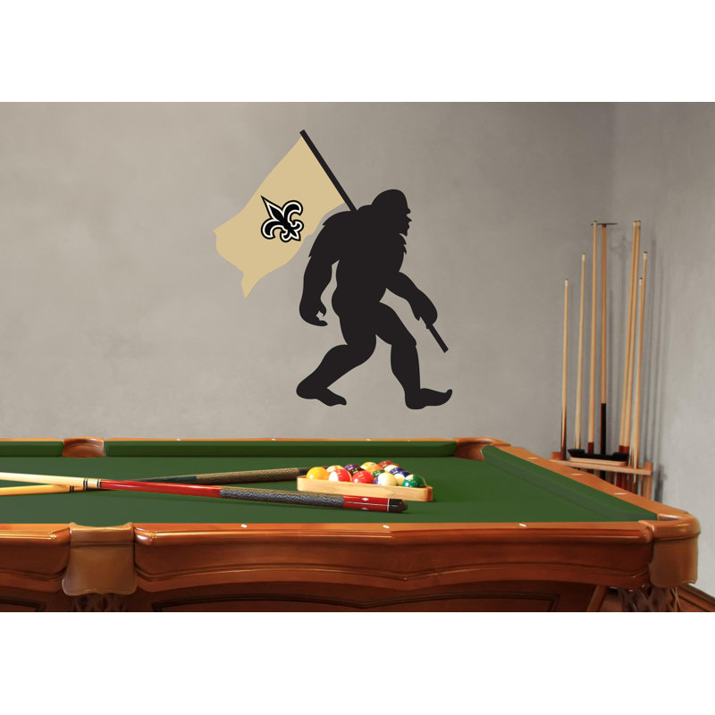 New Orleans Saints Big Foot Wall Decal