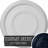 Endurathane Federal Roped Large Ceiling Medallion, 17 3/8"OD x 1 1/8"P (Fits Canopies up to 7 3/4"), Hand-Painted Midnight Dream Finish-27784378