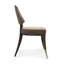 Caress Velvet Side Chair in Smoky Taupe