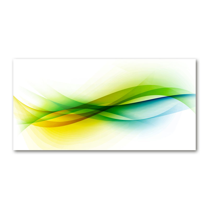 Waves Abstraction - Wrapped Canvas Print