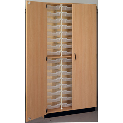 48 Compartment Manufactured Wood Classroom Cabinet