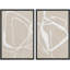 «White Line Over Contrast Green», 2 pièces-98554480-98554481