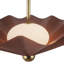 Furrow 25-in Red dimmable LED Pendant-1057308454-1057308457