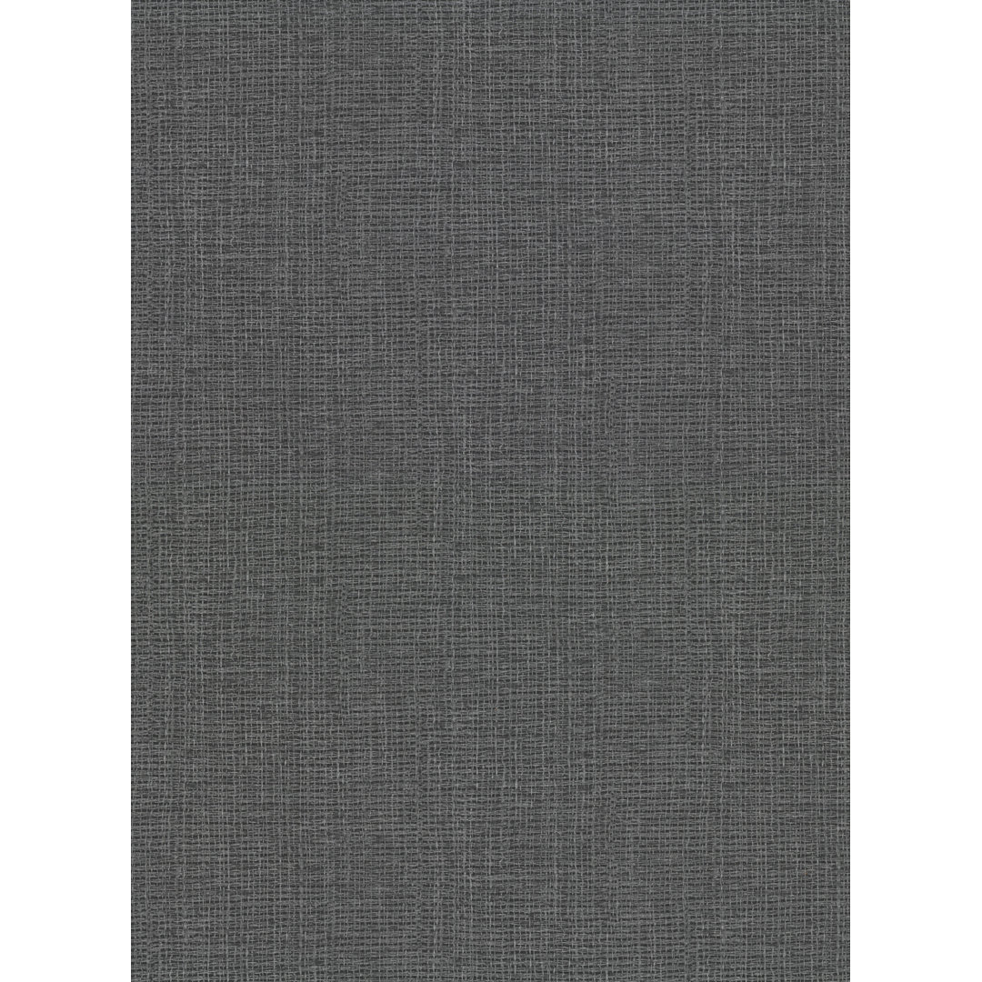 Malvia, Claremont Light Grey Faux Grasscloth, 27 Feet Long X 27 Inch Wide Wallpaper Roll Latitude Run® 