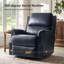  Fauteuil inclinable manuel en cuir véritable Felisa-866579070