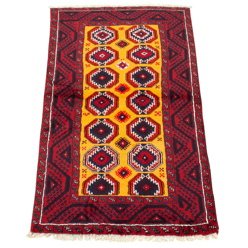 Bessy One-of-a-Kind 3'3" X 6'1" 1980s Wool Area Rug in