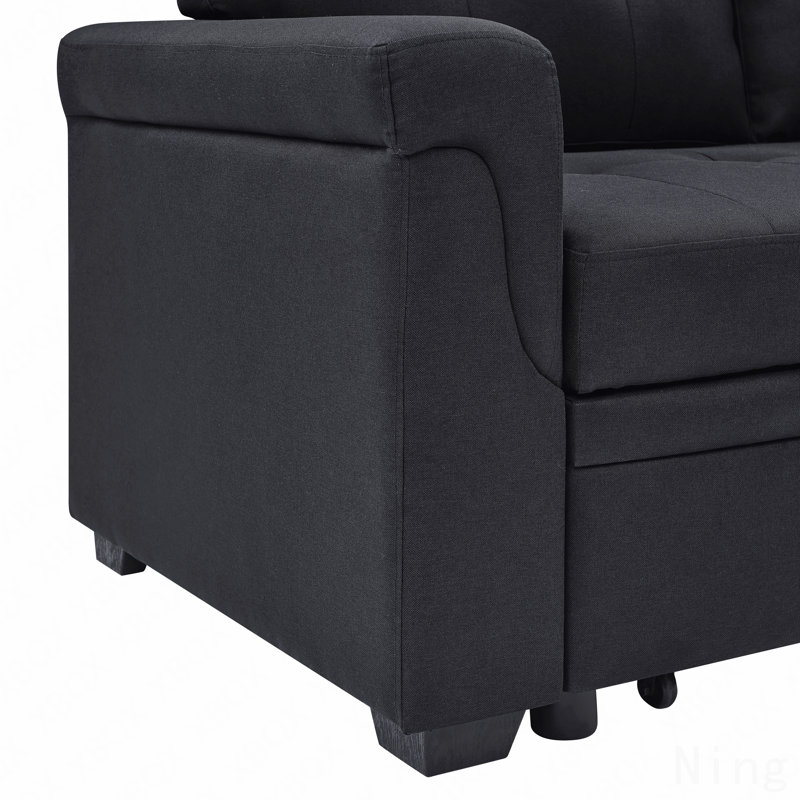 86'' Upholstered Pull-Out Sofa Bed