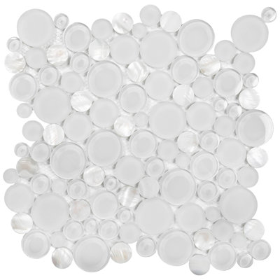 Carreau de mosaïque en verre 12 po x 12 po