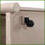 Table basse en bois franc brun clair Gabby - Gain de place avec roulettes Assemblage facile