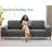 Brynnly 86'' Square Arm Sofa-92915032