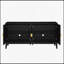 Armoire de rangement élégante et fonctionnelle à 4 portes pour une utilisation polyvalente dans les salons et les salles à manger