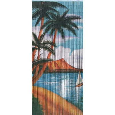 Bamboo Sheer Curtain Single Panel