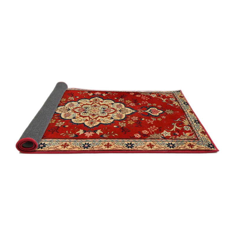 Checkers Oriental Indoor Rug, Round 4'