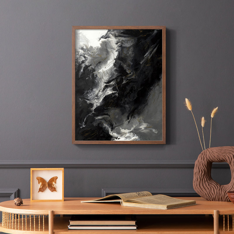 Changes Framed Print - Solid Wood, Brown, 10" H x 8" W