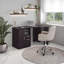 Bureau avec rangement classique Techni Mobile