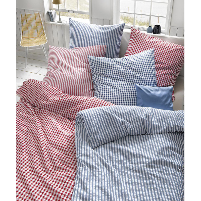 Duvet Cover Set, Single - 1 Pillowcase (80 x 80 cm), Marine
