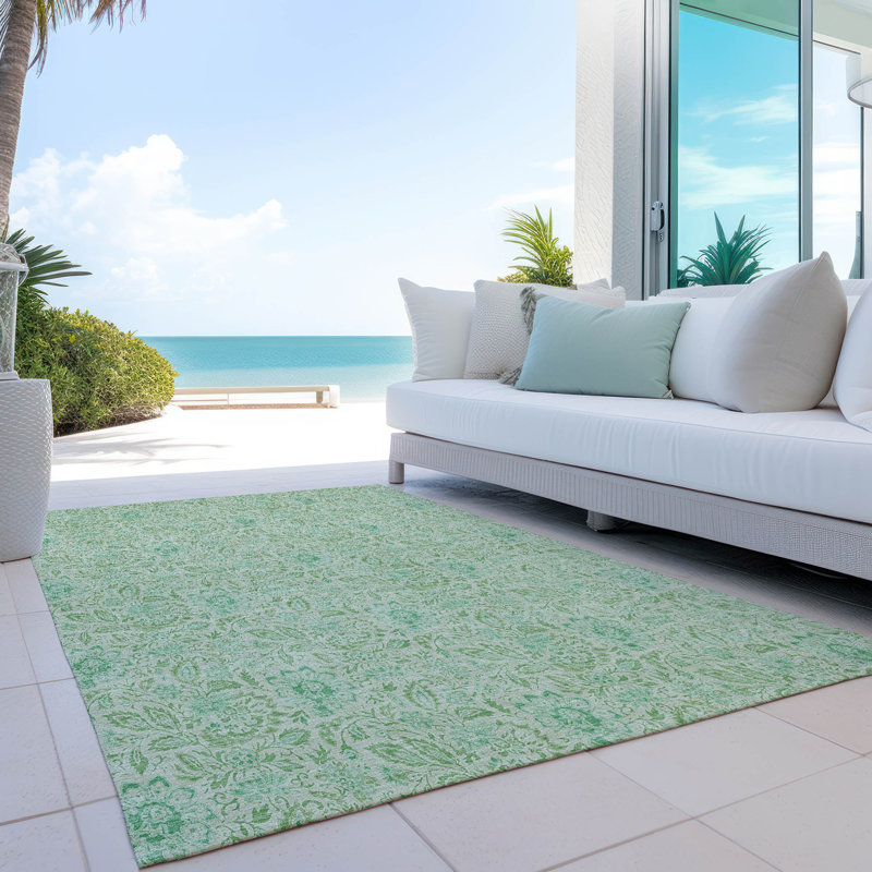 Tapis intérieur / extérieur Ayush, Rectangulaire 3 pi x 5 pi