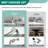 Long Tub Spout with Diverter, Bathtub Faucet with Sprayer 6 Settings-104594481
