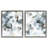  Grey Faded Abstraction 2 PC Framed Floater Canvas Set by June Erica Vess-26148387-26148415