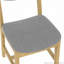 Ensemble de salle à manger 5 pièces - 1 table en bois massif + 4 chaises rembourrées, mobilier de style campagnard pour la cuisine et la salle à manger, ensemble de salle à manger minimaliste pour 4-16225675