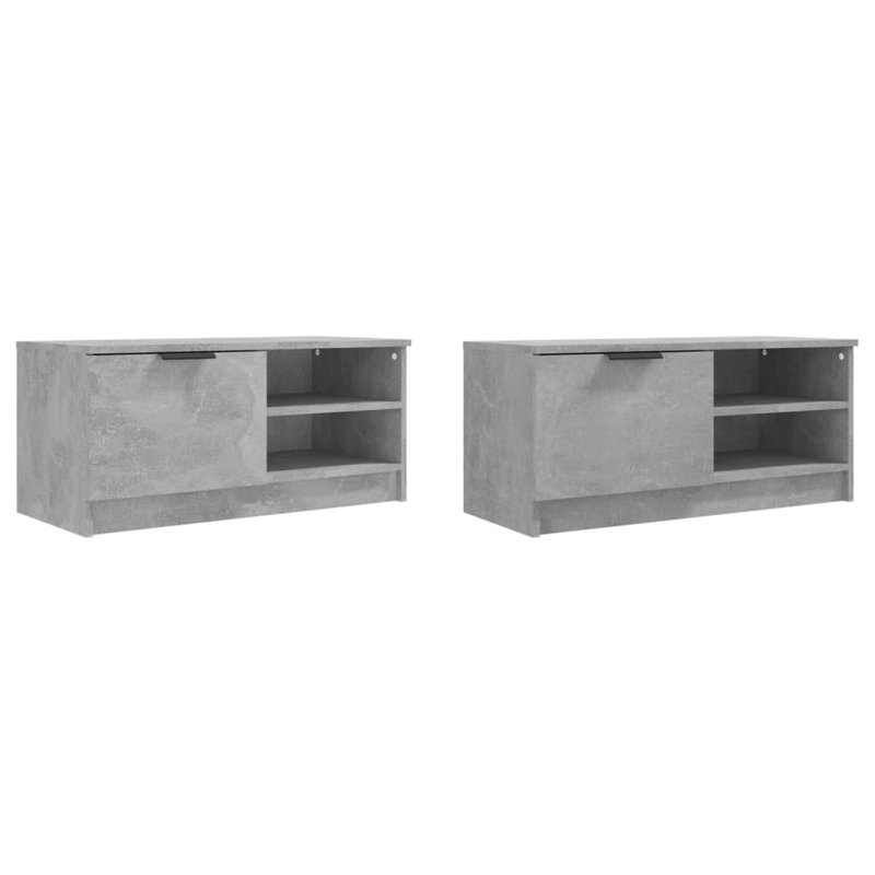 Meuble télé Michiharu, Gris béton